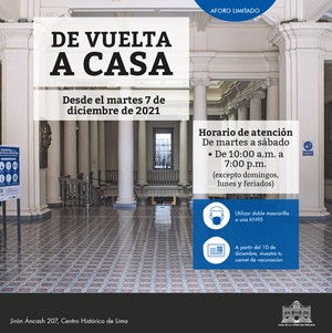 Casa de la Literatura Peruana reabre sus puertas desde este martes