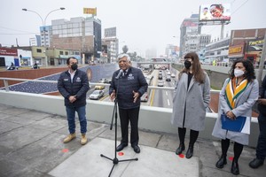 Municipalidad de Lima presenta mural artístico en la Vía Expresa del Paseo de la República