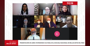 Realizan la presentación virtual del libro “Patrimonio Cultural de la Escuela Nacional Superior Autónoma de Bellas Artes del Perú”