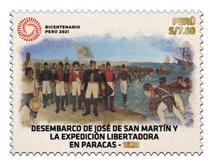 Instituto Sanmartiniano del Perú y Serpost presentan hoy estampilla conmemorativa