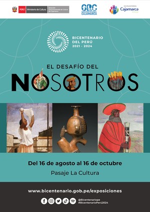 Muestra “El desafío del nosotros” se exhibe en el Pasaje La Cultura en Cajamarca hasta el 16 de octubre