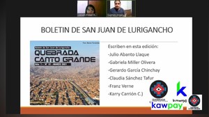 Presentan el Boletín de San Juan de Lurigancho “Quebrada de Canto Grande”