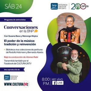 Biblioteca Nacional del Perú estrenará proyecto audiovisual “Conversaciones en la BNP”