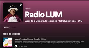 Presentan Radio LUM y podcast “Voces de la Memoria”