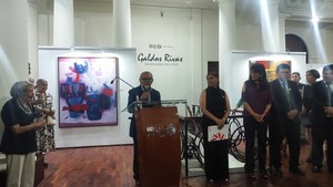 Inauguran exposición “Galdos Rivas. Una vida jugando con el color” en el Centro Cultural de Bellas Artes