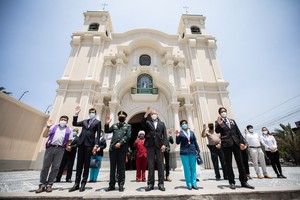 Municipalidad de Lima presenta restaurada fachada de la iglesia Santa Rosa y nueva ruta turística en el Cercado