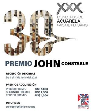 Británico Cultural abre convocatoria para su tradicional Concurso de Acuarela “Paisaje Peruano. Premio John Constable”