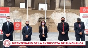 Conmemoran el bicentenario de la entrevista de Punchauca entre el general José de San Martín y el virrey José de la Serna