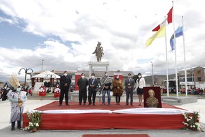 Gobierno peruano rinde homenaje a la heroína y mártir María Valdizán en Pasco