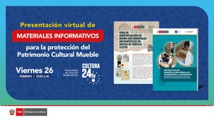 Presentarán dos importantes materiales informativos para la protección de bienes culturales muebles