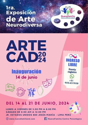 Inaugurarán exposición “Arte CAD 2024” en el Centro Psicológico NuevaFamilia