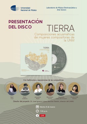 UNM presenta hoy disco “Tierra”, primera producción nacional de mujeres compositoras