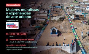 Hoy se realiza conversatorio “Mujeres muralistas y experiencias de arte urbano” en el Museo Metropolitano