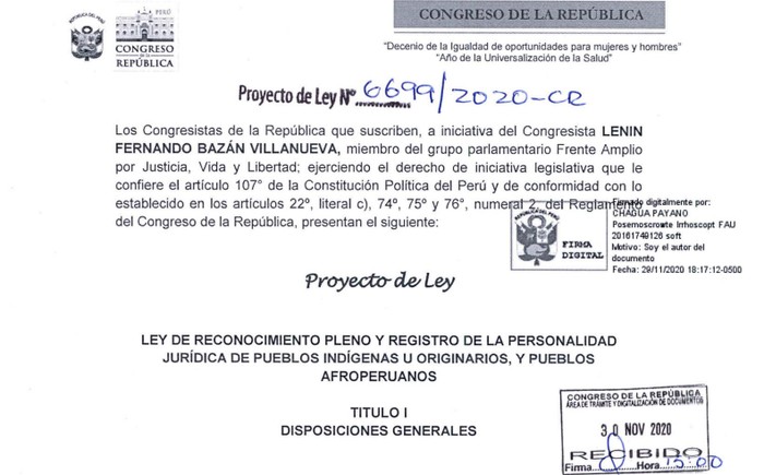 Noticia Se Presenta Proyecto De Ley Que Permitirá Registrar La