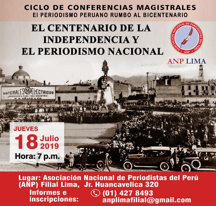 Noticia: Conferencia “El Centenario De La Independencia Y El Periodismo ...