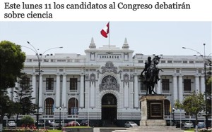 ¿CIENCIA EN EL CONGRESO? NO ES CIENCIA FICCIÓN ES URGENTE