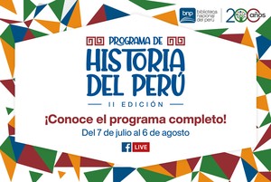 BNP presentará segunda edición del programa virtual de Historia del Perú