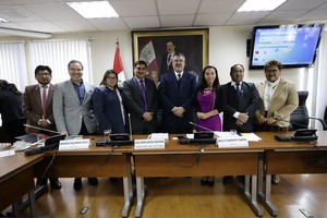 Ministro Castillo se presenta ante la Comisión de Cultura del Congreso de la República