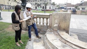 Ministerio de Cultura condena robo de piezas de mármol en el Paseo de los Héroes Navales