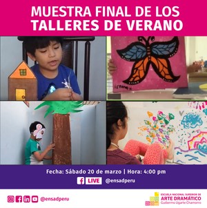 ENSAD presentará la muestra final de los Talleres de Verano