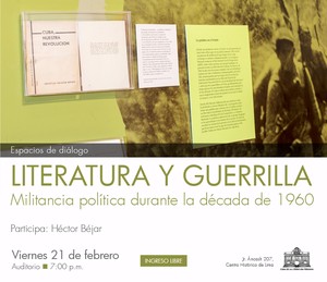 Brindarán clase magistral “Literatura y guerrilla. Militancia política durante la década de 1960” en la Caslit