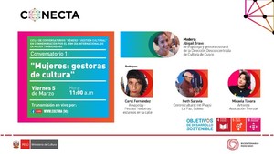 Ministerio de Cultura realizará conversatorios “Género y Gestión Cultural”