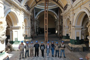 Especialistas del Ministerio de Cultura evalúan in situ la Catedral de Ica