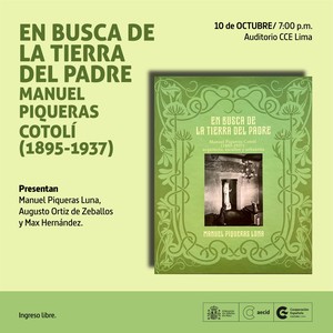 Presentarán libro “En busca de la tierra del padre” en el Centro Cultural de España