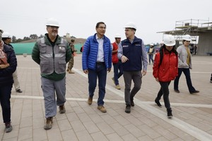 Presidente Vizcarra supervisa avances en la construcción del MUNA