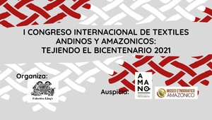 1er. Congreso Internacional de Textiles Andinos y Amazónicos se realizará en setiembre