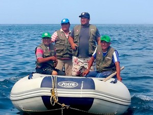 Pescadores en pie de guerra contra la dinamita en la Reserva Nacional de Paracas