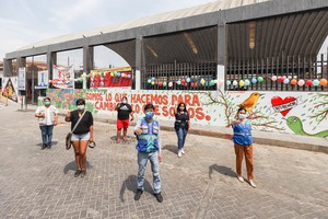 Municipalidad de Lima inaugura mural y recupera espacio público en el Cercado de Lima