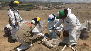 Recuperan bienes culturales diseminados en la Zona Arqueológica Monumental de Caleta Vidal en Supe