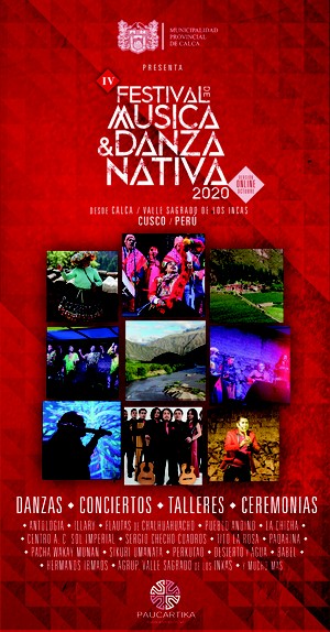 Cusco: Más de 70 artistas de 13 países participarán en el IV Festival Internacional de Música y Danzas Nativas